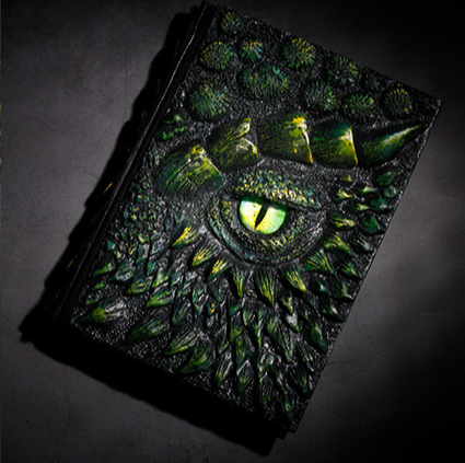 3D Dragon Retro Embossed Diary