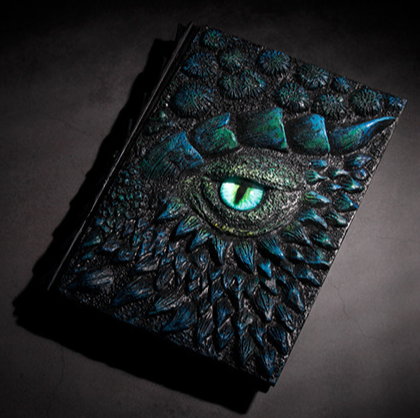 3D Dragon Retro Embossed Diary