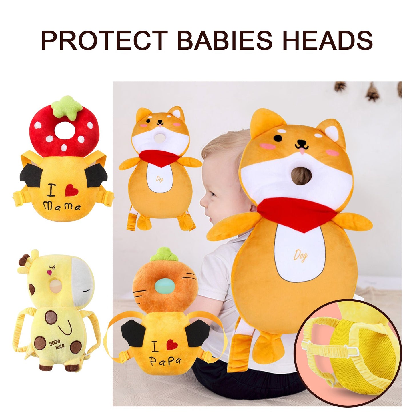 Toddler Baby Head Protection Cushion