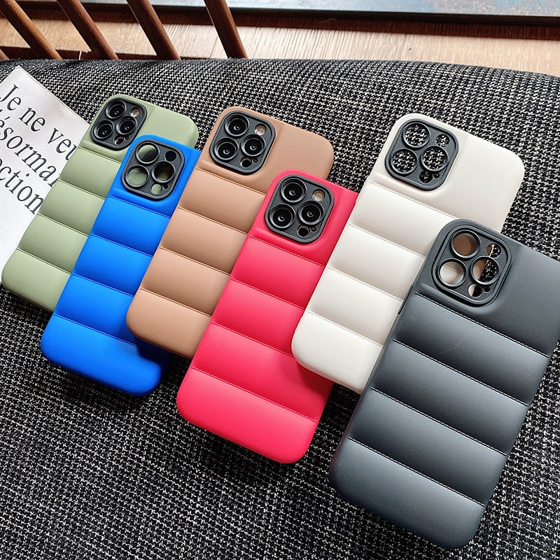 Jacket Puffer Bumper Matte Phone Case